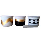 احواض ورد ثلاثية