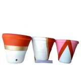 احواض ورد ثلاثية